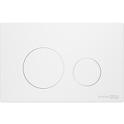 Клавиша смыва WasserKRAFT WM02 цвет Белый матовый