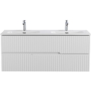 Тумба под раковину Cezares Duet-N 120 DUET-N-1200-2C-SO-2-BL подвесная Bianco Lucido