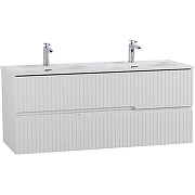 Тумба под раковину Cezares Duet-N 120 DUET-N-1200-2C-SO-2-BL подвесная Bianco Lucido-1