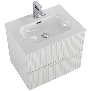 Тумба под раковину Cezares Duet-N 60 DUET-N-600-2C-SO-BL подвесная Bianco Lucido-2