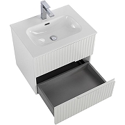 Тумба под раковину Cezares Duet-N 60 DUET-N-600-2C-SO-BL подвесная Bianco Lucido-4