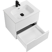 Тумба под раковину Cezares Duet-N 70 DUET-N-700-2C-SO-BL подвесная Bianco Lucido-3