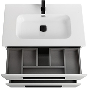 Тумба под раковину Cezares Eco-Cer-N 90 ECO-CER-N-900-2C-SO-BL подвесная Bianco Lucido без ручек-4