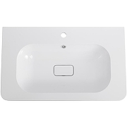 Раковина Cezares Relax 80 CZR-800/480-LV-MR-NV Белая матовая-1