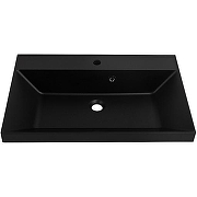 Раковина BelBagno 70 BB700/450-LV-ART-AST-NERO Черная матовая