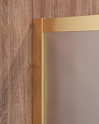 Душевой уголок Cezares Molveno 90x90 MOLVENO-A-2-90-P-BORO профиль Брашированное золото стекло рифленое-6