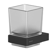 Стакан для зубных щеток Whitecross Cubo black CU2430BL Черный матовый