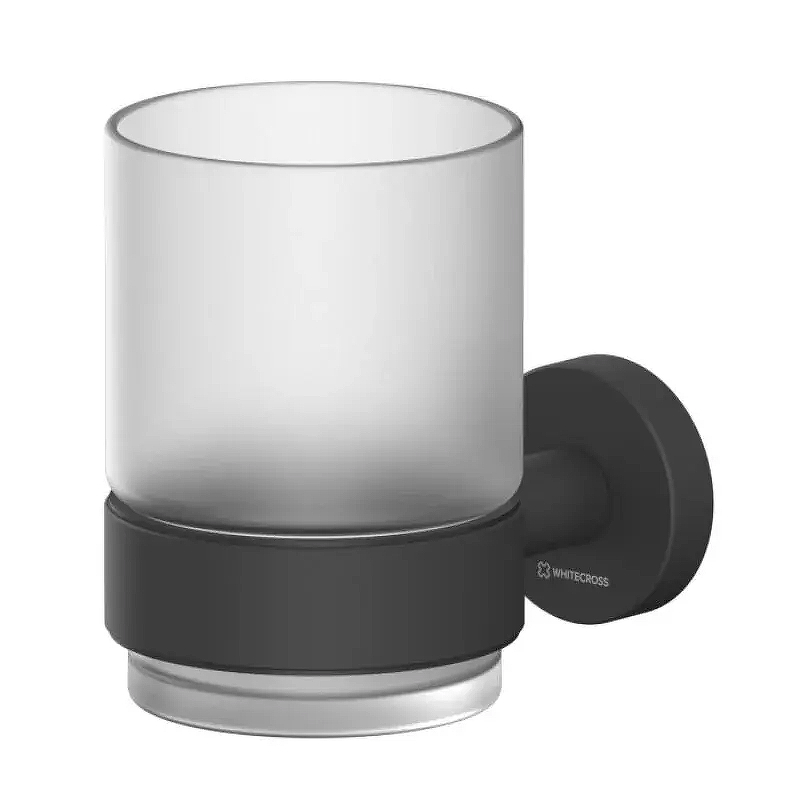 Стакан для зубных щеток Whitecross Ergo black ER2230BL 