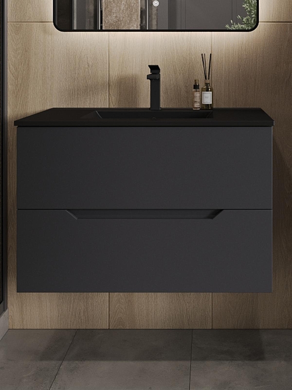 Тумба с раковиной Orange Line 80 Li-80Tug+BLRA подвесная 