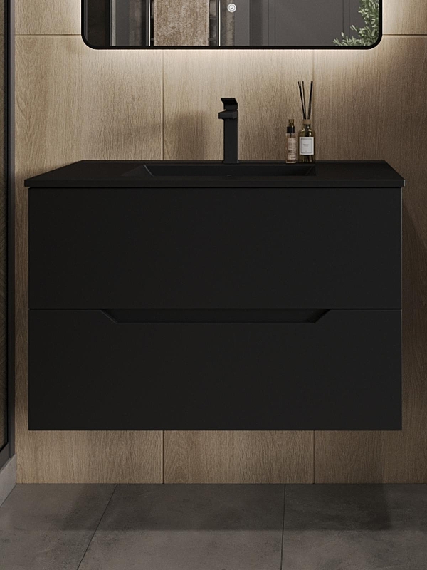 Тумба с раковиной Orange Line 80 Li-80Tub+BLRA подвесная 