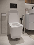 Клавиша смыва Agger APB0144 Черная матовая-1