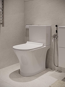 Унитаз компакт Agger AT07000 с бачком и сиденьем Микролифт