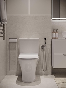 Унитаз компакт Agger AT07000 с бачком и сиденьем Микролифт-1