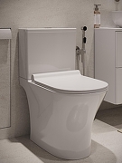 Унитаз компакт Agger AT07000 с бачком и сиденьем Микролифт-2