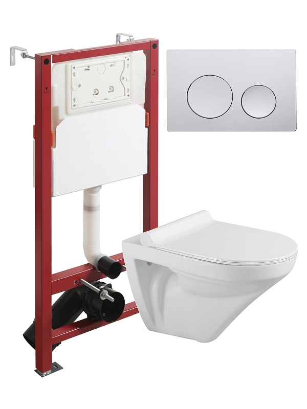 Комплект унитаза с инсталляцией Agger ATI06100+APB100 