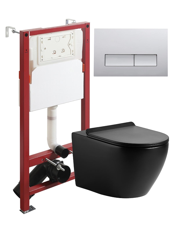 Комплект унитаза с инсталляцией Agger ATI03144+APB200 