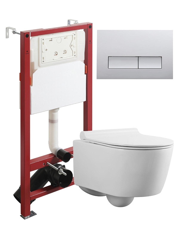 Комплект унитаза с инсталляцией Agger ATI05100+APB200 