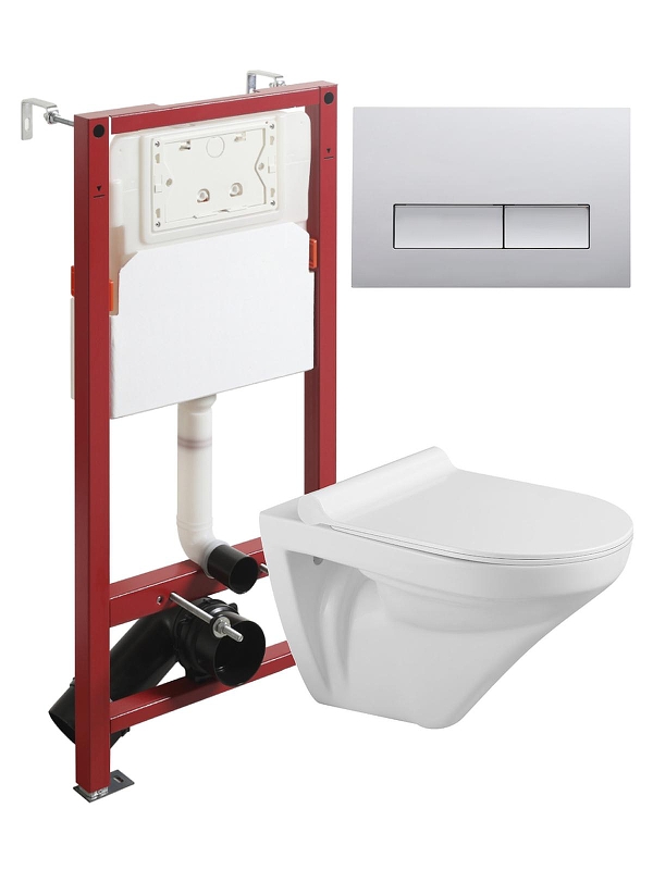 Комплект унитаза с инсталляцией Agger ATI06100+APB200 