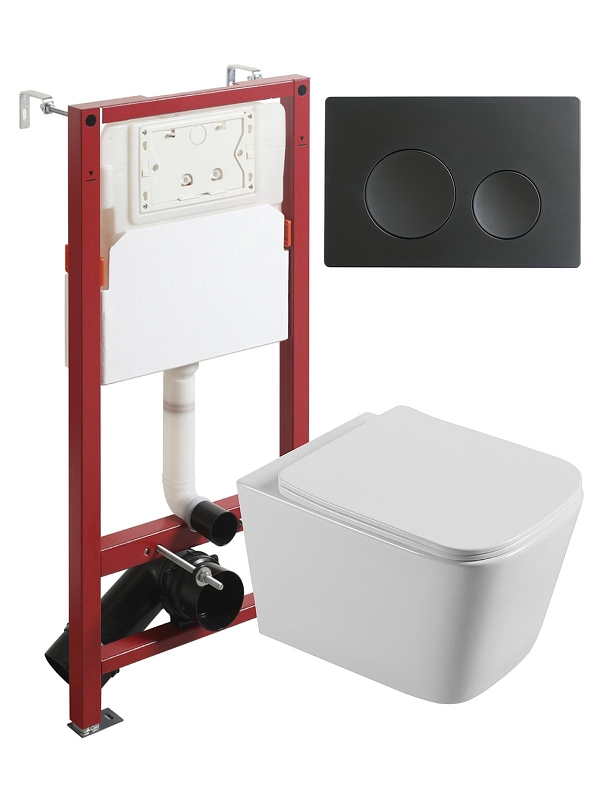 Комплект унитаза с инсталляцией Agger ATI04100+APB144 