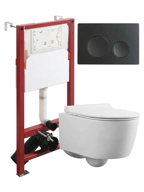 Комплект унитаза с инсталляцией Agger ATI05100+APB144 