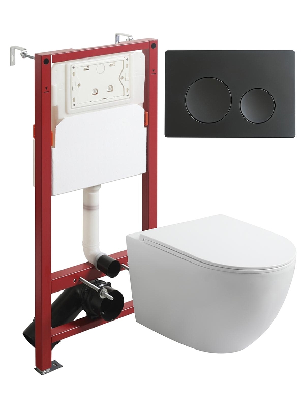 Комплект унитаза с инсталляцией Agger ATI07150+APB144 