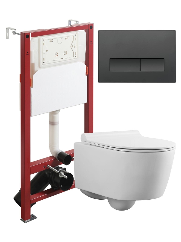 Комплект унитаза с инсталляцией Agger ATI05100+APB244 