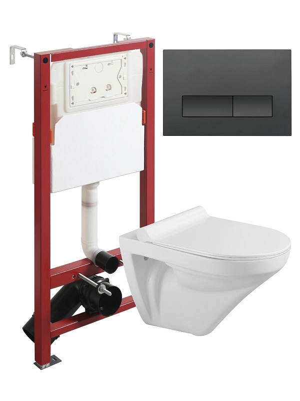 Комплект унитаза с инсталляцией Agger ATI06100+APB244 