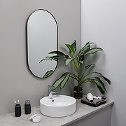 Зеркало Fixsen Led 50х100 FX-3100F с подсветкой Графит с сенсорным выключателем и диммером-1