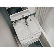 Раковина Santek Клио 60x51 1WH501784 на стиральную машину Белая-5