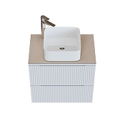 Тумба под раковину Aquanet Джейн 70 335423 подвесная Белая матовая-18