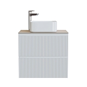 Тумба под раковину Aquanet Джейн 70 335423 подвесная Белая матовая-19