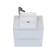 Тумба под раковину Aquanet Джейн 70 335423 подвесная Белая матовая-24