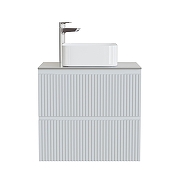 Тумба под раковину Aquanet Джейн 70 335423 подвесная Белая матовая-25