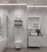 Тумба под раковину Aquanet Джейн 70 335423 подвесная Белая матовая-30