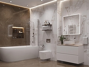 Тумба под раковину Aquanet Джейн 100 335426 подвесная Белая матовая-27