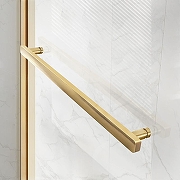 Душевой уголок Vincea Slim Soft 150x100 VSR-1SS1015CLG профиль Брашированное золото стекло прозрачное-2