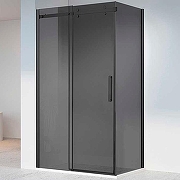 Душевой уголок Vincea Como-N 130x100 VSR-4CN1013CGB профиль Черный стекло тонированное
