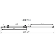Душевой уголок Vincea Como-N 130x100 VSR-4CN1013CGB профиль Черный стекло тонированное-7