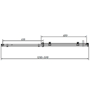 Душевой уголок Vincea Como-N 130x100 VSR-4CN1013CGB профиль Черный стекло тонированное-8