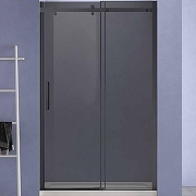 Душевая дверь Vincea Como-N 130 VDS-4CN130CGB профиль Черный стекло тонированное