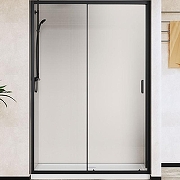 Душевая дверь Vincea City 150 VDS-5CT150CLB профиль Черный стекло прозрачное