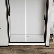 Душевая дверь Vincea City 150 VDS-5CT150CLB профиль Черный стекло прозрачное-3