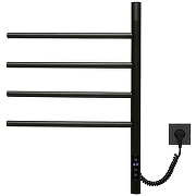 Электрический полотенцесушитель Vincea 43х60 VTD-1S1CBE Черный матовый