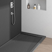 Душевой поддон из искусственного камня Vincea 140x90 VST-4SRL9014A Антрацит-2