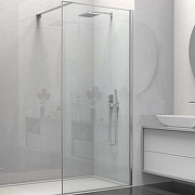 Душевая перегородка Vincea Walk-In 90 VSW-1HS900CL профиль Хром стекло прозрачное