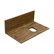 Столешница под раковину Aquaton Мишель 80 1A277003MIDR0 с панелью Дуб рустикальный