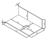 Столешница под раковину Aquaton Мишель 80 1A277003MIDR0 с панелью Дуб рустикальный-3