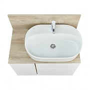 Столешница под раковину Aquaton Мишель 80 1A277003MIX40 с панелью Дуб эндгрейн-2