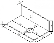 Столешница под раковину Aquaton Мишель 80 1A277003MIX40 с панелью Дуб эндгрейн-3