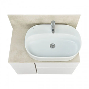 Столешница под раковину Aquaton Мишель 80 1A277203MIX40 с панелью Бежевая-1